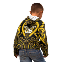 Custom Aotearoa Ngati Whatua Kid Hoodie Maori Tribal Pattern LT05 - Polynesian Pride