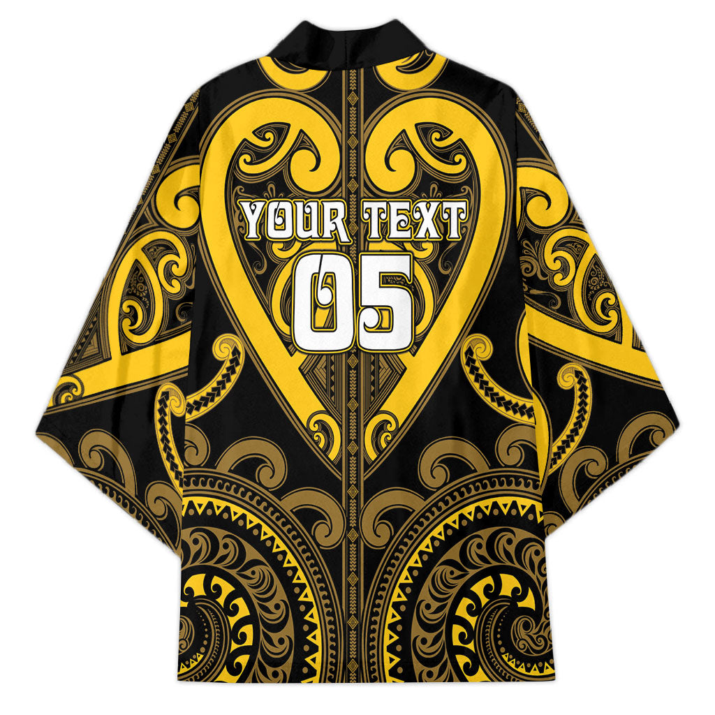 Custom Aotearoa Ngati Whatua Kimono Maori Tribal Pattern LT05 - Polynesian Pride