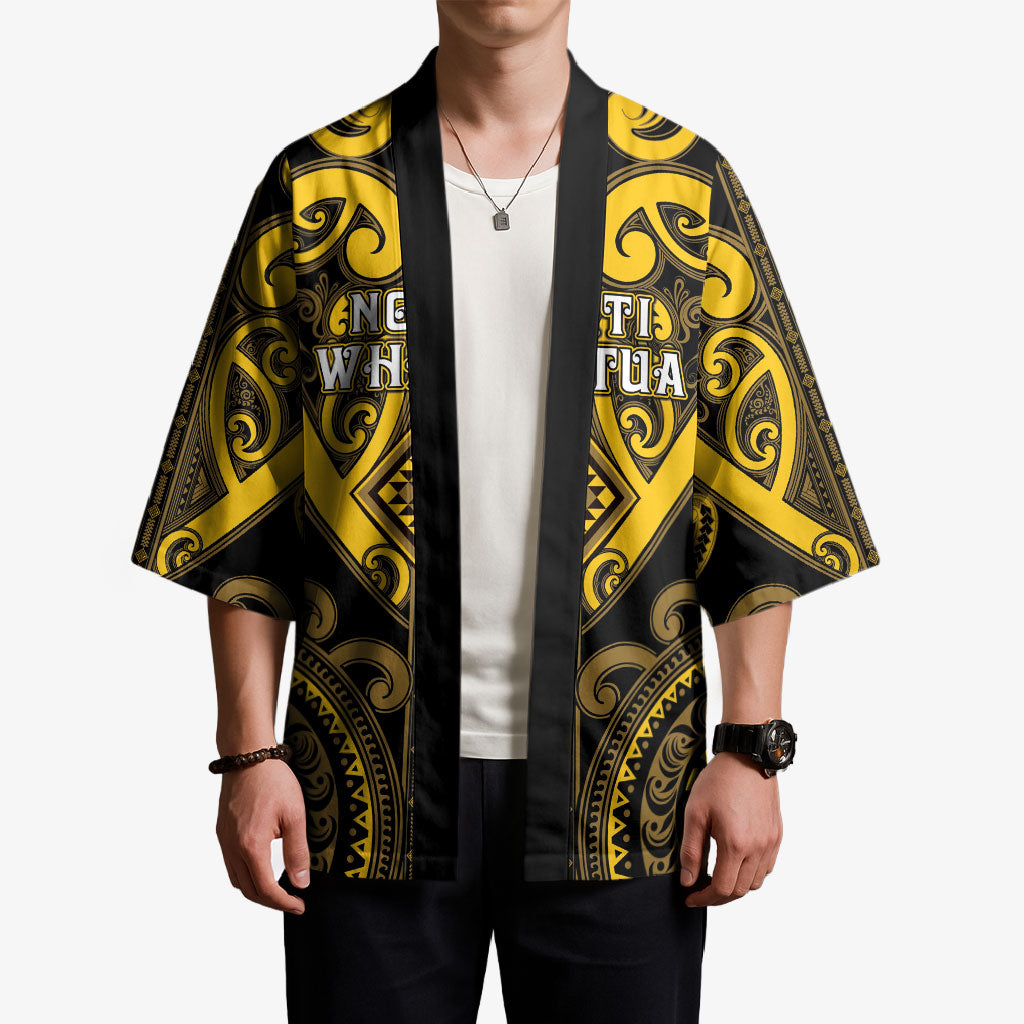 Custom Aotearoa Ngati Whatua Kimono Maori Tribal Pattern LT05 - Polynesian Pride