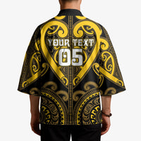 Custom Aotearoa Ngati Whatua Kimono Maori Tribal Pattern LT05 - Polynesian Pride