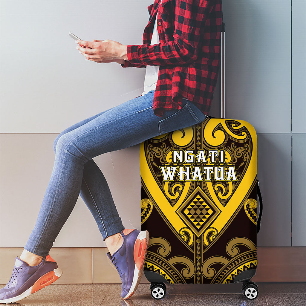 Aotearoa Ngati Whatua Luggage Cover Maori Tribal Pattern LT05 - Polynesian Pride