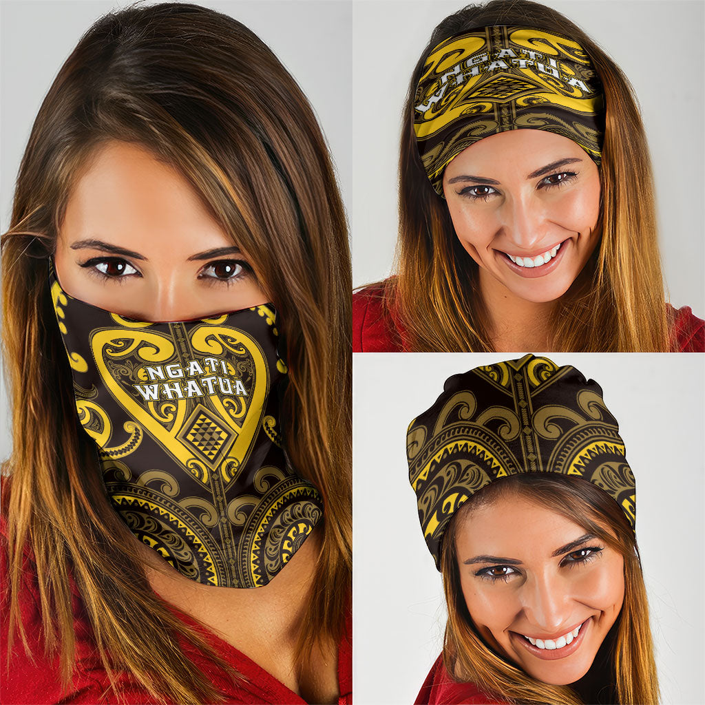 Aotearoa Ngati Whatua Neck Gaiter Maori Tribal Pattern LT05 - Polynesian Pride