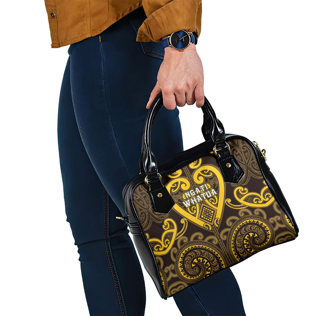 Aotearoa Ngati Whatua Shoulder Handbag Maori Tribal Pattern LT05 - Polynesian Pride
