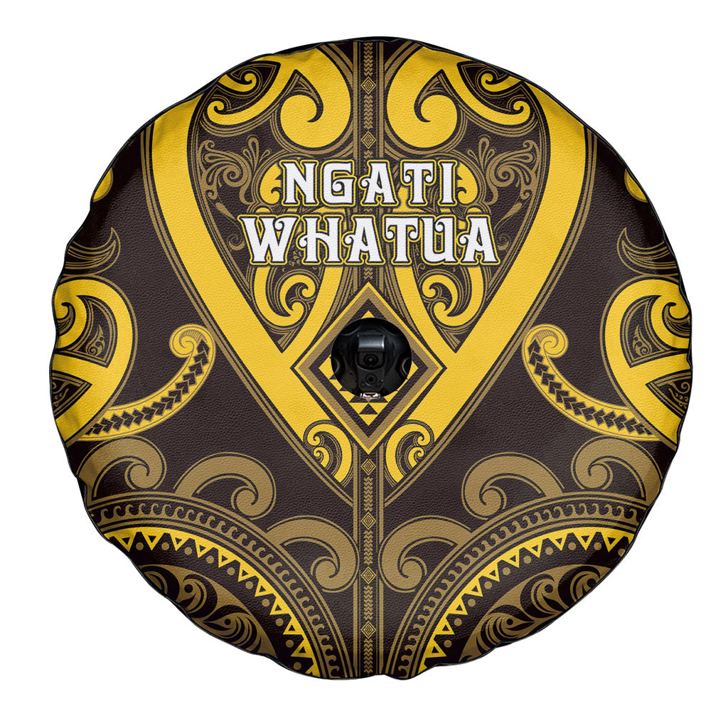 Aotearoa Ngati Whatua Spare Tire Cover Maori Tribal Pattern LT05 - Polynesian Pride