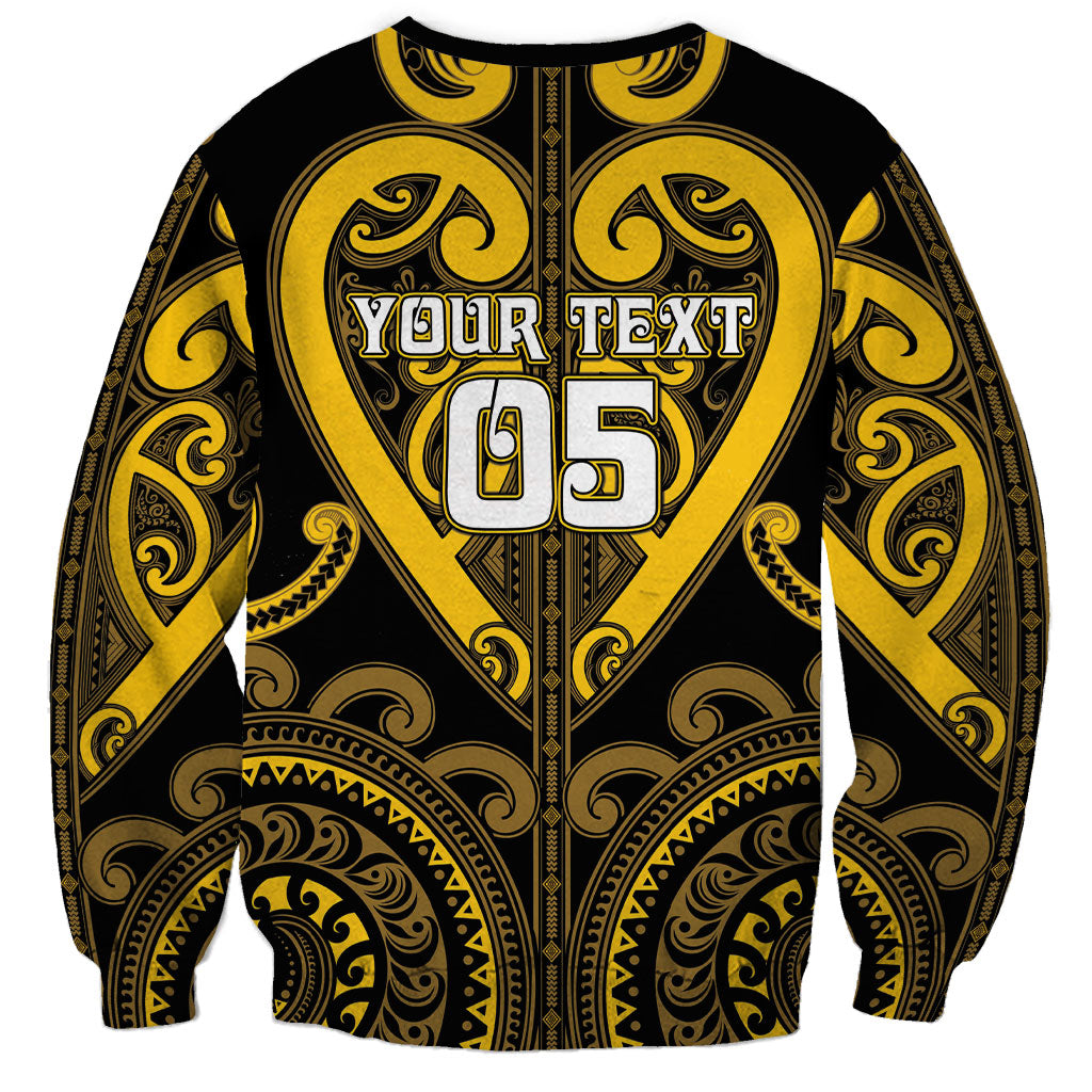 Custom Aotearoa Ngati Whatua Sweatshirt Maori Tribal Pattern LT05 - Polynesian Pride