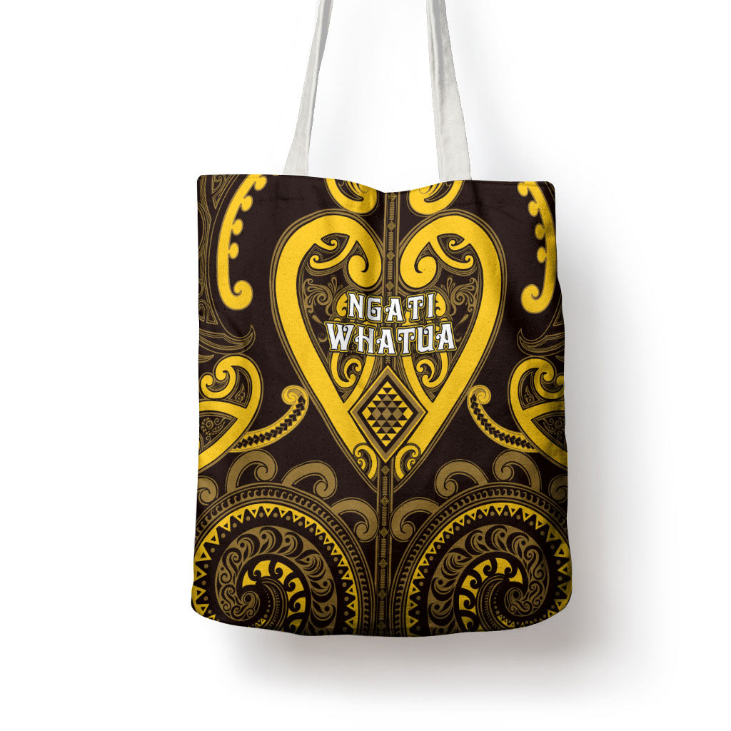 Aotearoa Ngati Whatua Tote Bag Maori Tribal Pattern LT05 - Polynesian Pride