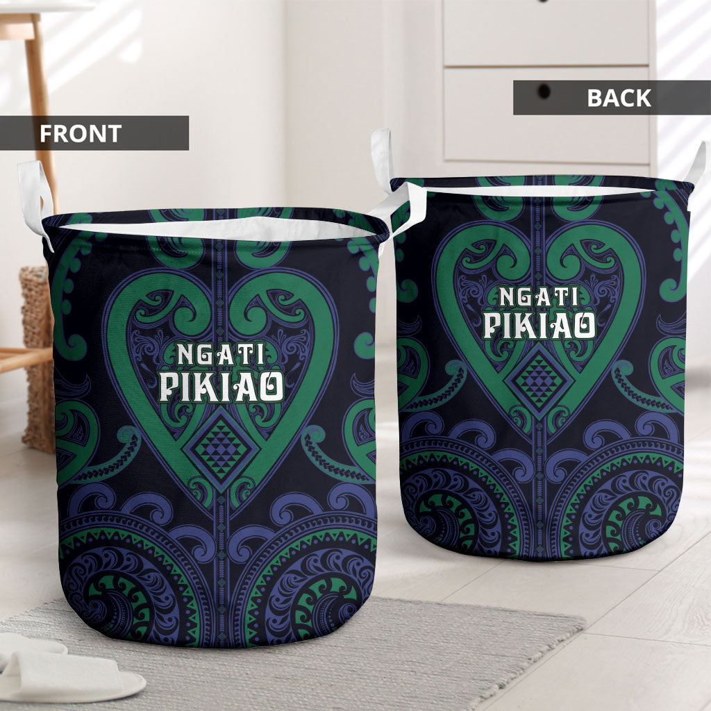 Aotearoa Ngati Pikiao Laundry Basket Maori Tribal Pattern LT05 - Polynesian Pride