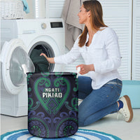 Aotearoa Ngati Pikiao Laundry Basket Maori Tribal Pattern LT05 - Polynesian Pride