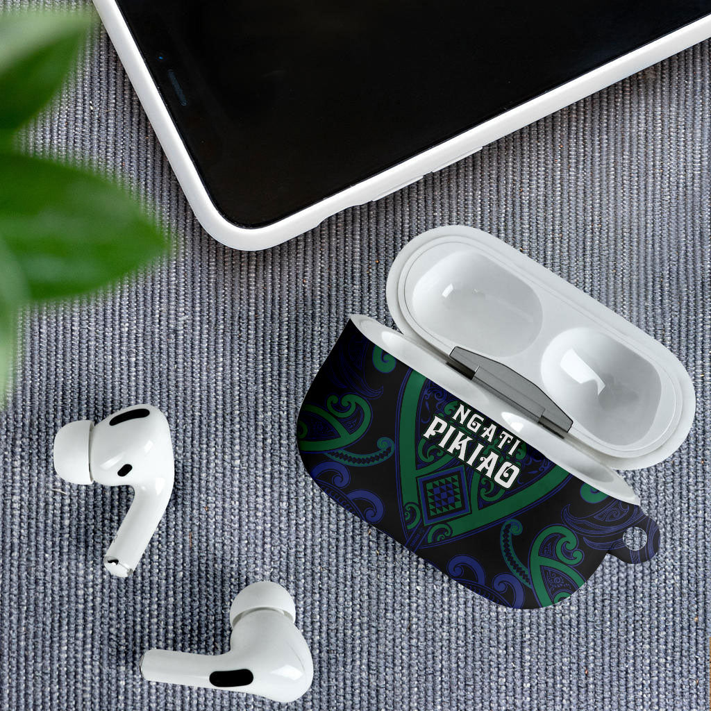 Aotearoa Ngati Pikiao AirPods Case Maori Tribal Pattern LT05 - Polynesian Pride