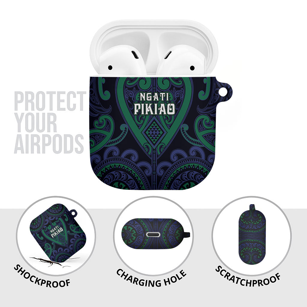 Aotearoa Ngati Pikiao AirPods Case Maori Tribal Pattern LT05 - Polynesian Pride