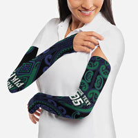Custom Aotearoa Ngati Pikiao Arm Sleeves Maori Tribal Pattern LT05 - Polynesian Pride