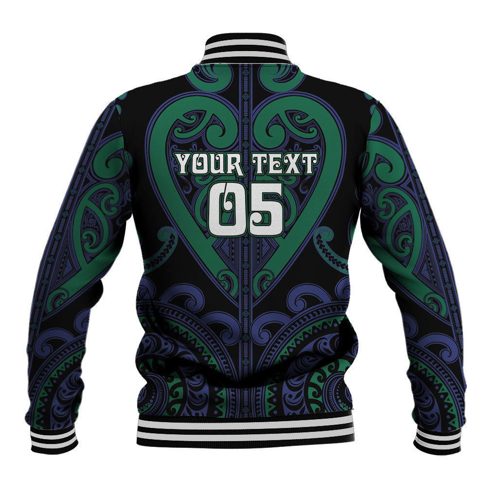 Custom Aotearoa Ngati Pikiao Baseball Jacket Maori Tribal Pattern LT05 - Polynesian Pride