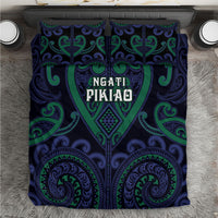 Aotearoa Ngati Pikiao Bedding Set Maori Tribal Pattern LT05 Green - Polynesian Pride