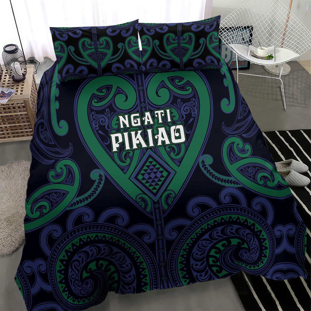 Aotearoa Ngati Pikiao Bedding Set Maori Tribal Pattern LT05 - Polynesian Pride