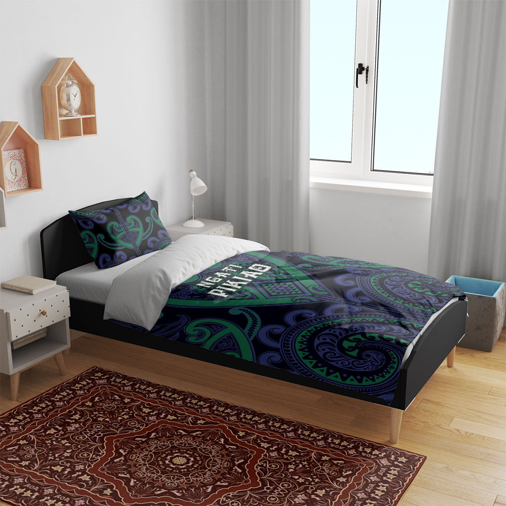 Aotearoa Ngati Pikiao Bedding Set Maori Tribal Pattern LT05 - Polynesian Pride