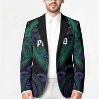Custom Aotearoa Ngati Pikiao Blazer Maori Tribal Pattern LT05 - Polynesian Pride