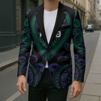 Custom Aotearoa Ngati Pikiao Blazer Maori Tribal Pattern LT05 - Polynesian Pride