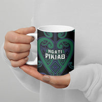 Custom Aotearoa Ngati Pikiao Ceramic Mug Maori Tribal Pattern LT05 - Polynesian Pride