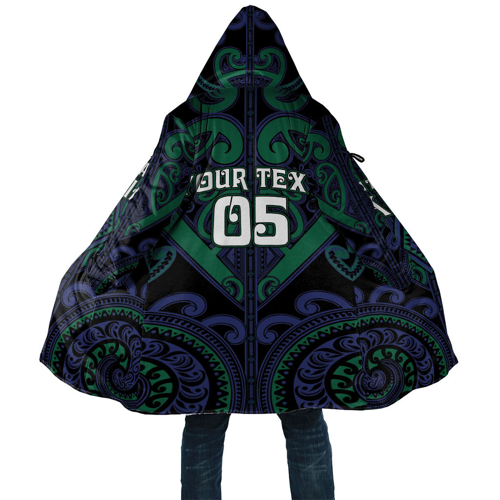 Custom Aotearoa Ngati Pikiao Cloak Maori Tribal Pattern LT05 Unisex Green - Polynesian Pride