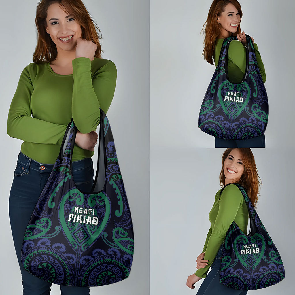 Aotearoa Ngati Pikiao Grocery Bag Maori Tribal Pattern LT05 - Polynesian Pride