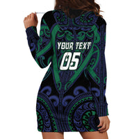Custom Aotearoa Ngati Pikiao Hoodie Dress Maori Tribal Pattern LT05 - Polynesian Pride