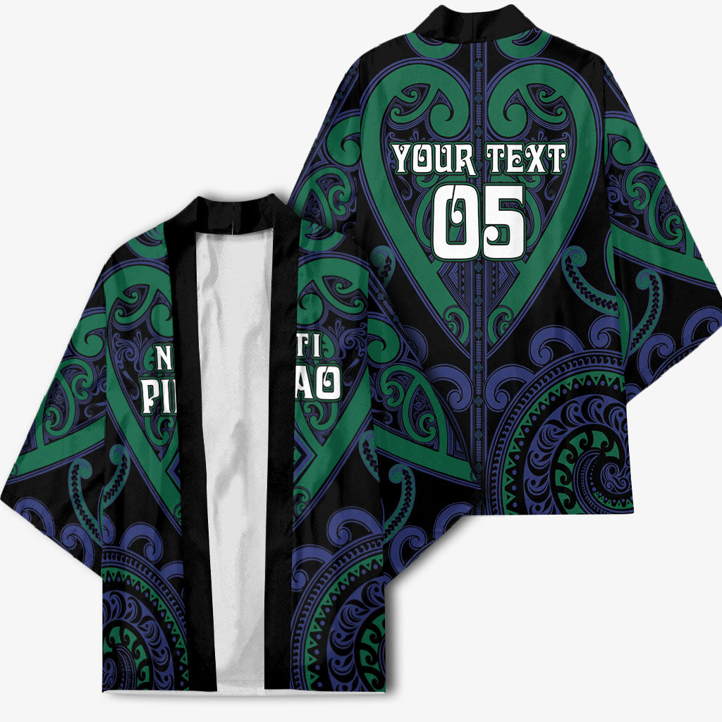 Custom Aotearoa Ngati Pikiao Kimono Maori Tribal Pattern LT05 - Polynesian Pride