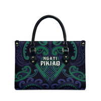 Aotearoa Ngati Pikiao Leather Bag Maori Tribal Pattern LT05 - Polynesian Pride