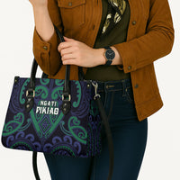 Aotearoa Ngati Pikiao Leather Bag Maori Tribal Pattern LT05 - Polynesian Pride
