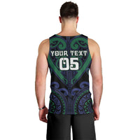 Custom Aotearoa Ngati Pikiao Men Tank Top Maori Tribal Pattern LT05 - Polynesian Pride