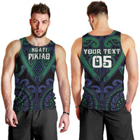Custom Aotearoa Ngati Pikiao Men Tank Top Maori Tribal Pattern LT05 - Polynesian Pride