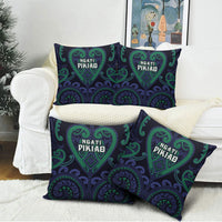 Aotearoa Ngati Pikiao Pillow Cover Maori Tribal Pattern LT05 - Polynesian Pride