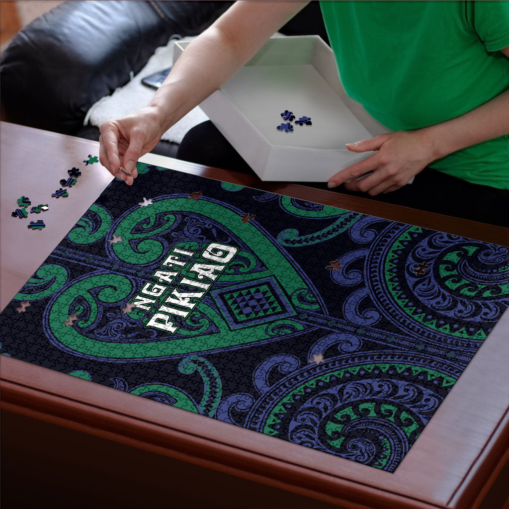 Aotearoa Ngati Pikiao Puzzle Maori Tribal Pattern LT05 - Polynesian Pride