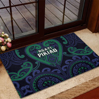 Aotearoa Ngati Pikiao Rubber Doormat Maori Tribal Pattern LT05 - Polynesian Pride