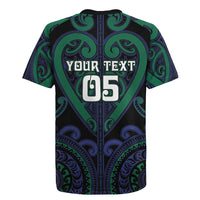 Custom Aotearoa Ngati Pikiao Rugby Jersey Maori Tribal Pattern LT05 - Polynesian Pride