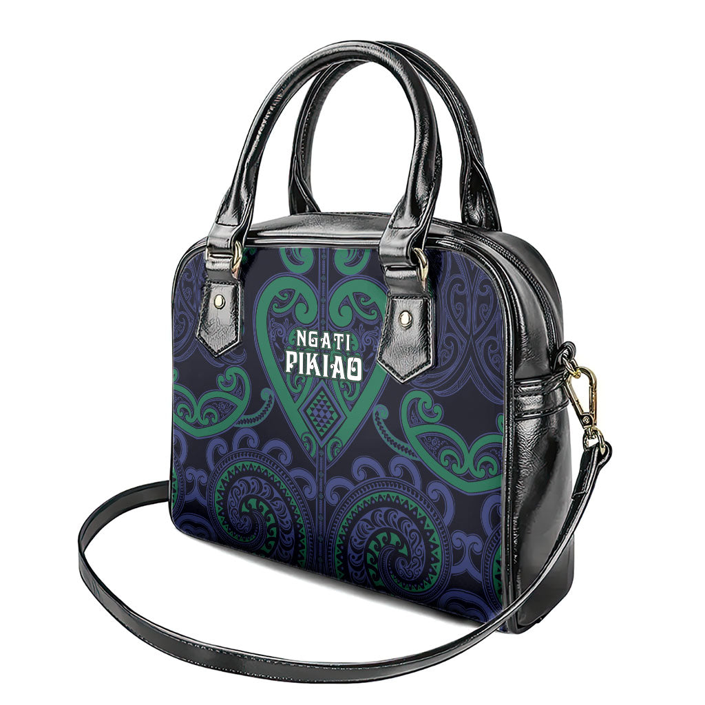 Aotearoa Ngati Pikiao Shoulder Handbag Maori Tribal Pattern LT05 - Polynesian Pride