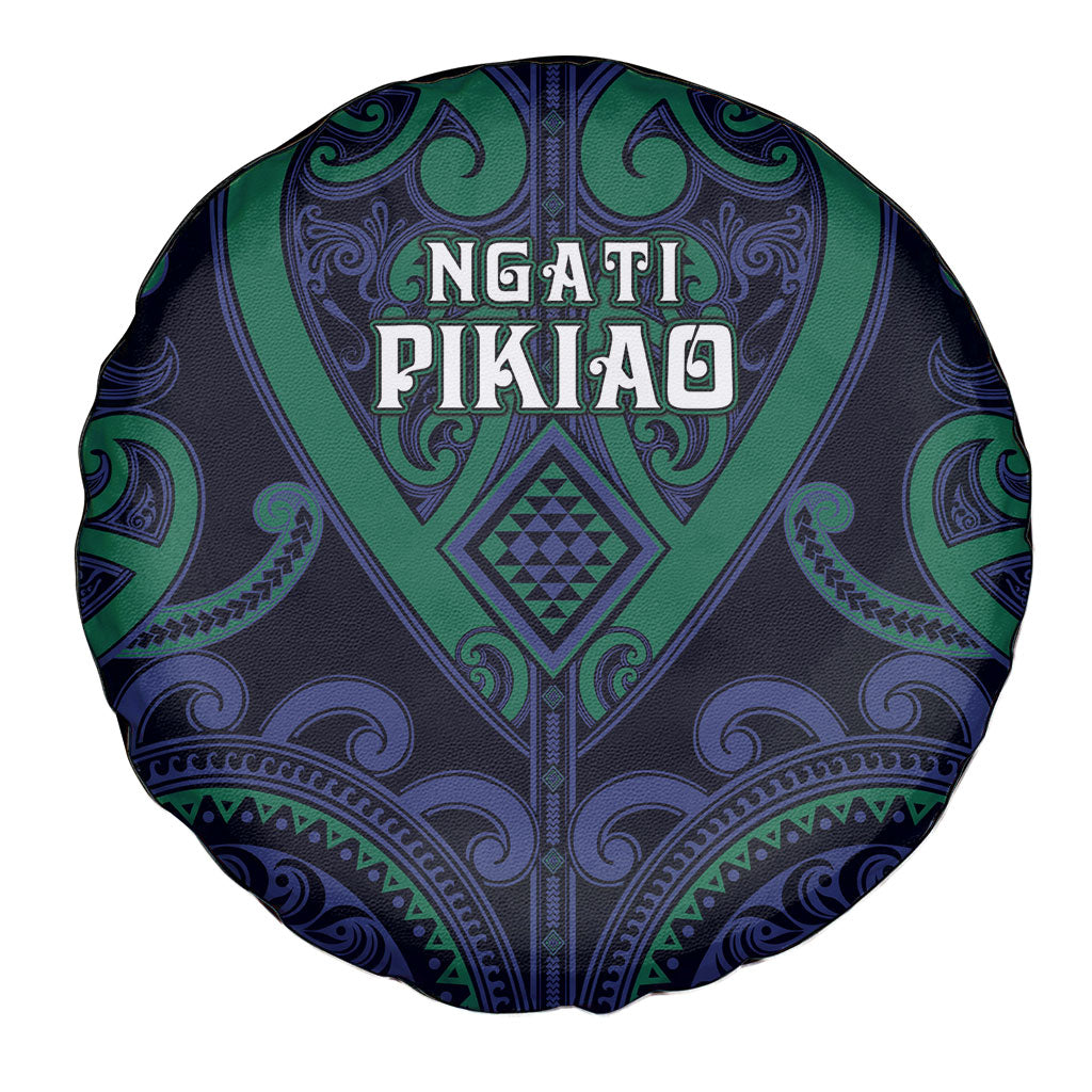 Aotearoa Ngati Pikiao Spare Tire Cover Maori Tribal Pattern LT05 - Polynesian Pride