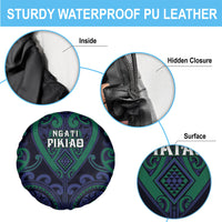 Aotearoa Ngati Pikiao Spare Tire Cover Maori Tribal Pattern LT05 - Polynesian Pride