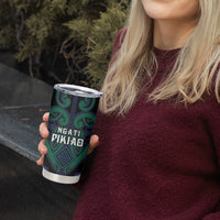 Custom Aotearoa Ngati Pikiao Tumbler Cup Maori Tribal Pattern LT05 - Polynesian Pride