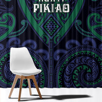 Aotearoa Ngati Pikiao Window Curtain Maori Tribal Pattern LT05 - Polynesian Pride