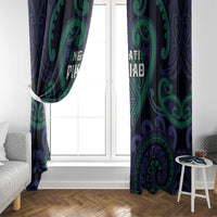 Aotearoa Ngati Pikiao Window Curtain Maori Tribal Pattern LT05 - Polynesian Pride