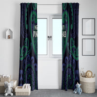 Aotearoa Ngati Pikiao Window Curtain Maori Tribal Pattern LT05 - Polynesian Pride
