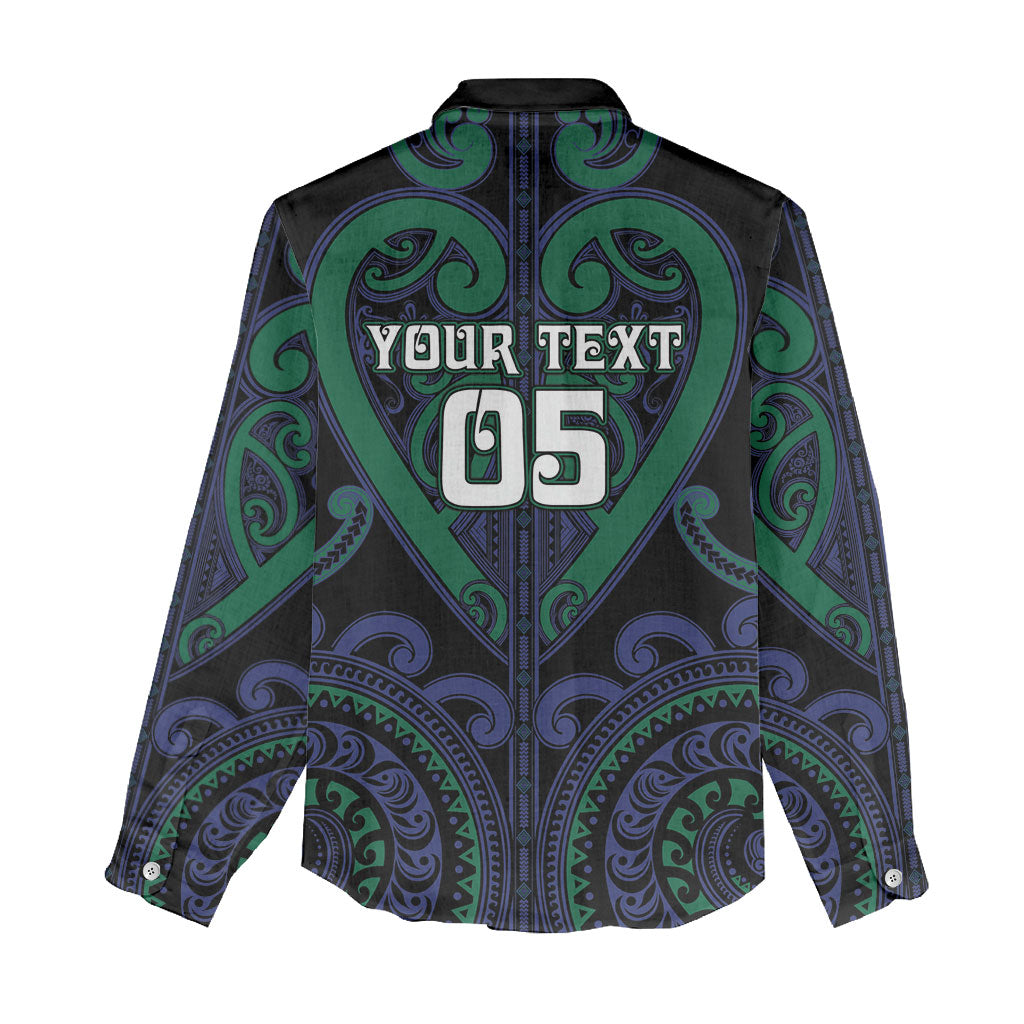 Custom Aotearoa Ngati Pikiao Women Casual Shirt Maori Tribal Pattern LT05 - Polynesian Pride