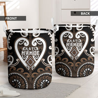 Aotearoa Kati Mamoe Laundry Basket Maori Tribal Pattern LT05 - Polynesian Pride