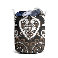 Aotearoa Kati Mamoe Laundry Basket Maori Tribal Pattern LT05 - Polynesian Pride