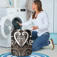 Aotearoa Kati Mamoe Laundry Basket Maori Tribal Pattern LT05 - Polynesian Pride