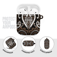 Aotearoa Kati Mamoe AirPods Case Maori Tribal Pattern LT05 - Polynesian Pride