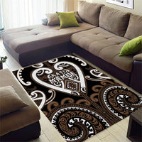 Aotearoa Kati Mamoe Area Rug Maori Tribal Pattern LT05 - Polynesian Pride