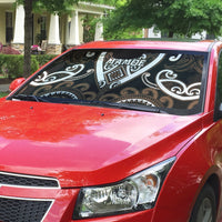 Aotearoa Kati Mamoe Auto Sun Shade Maori Tribal Pattern LT05 - Polynesian Pride