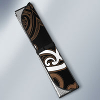 Aotearoa Kati Mamoe Auto Sun Shade Maori Tribal Pattern LT05 - Polynesian Pride