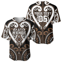 Custom Aotearoa Kati Mamoe Baseball Jersey Maori Tribal Pattern LT05 - Polynesian Pride